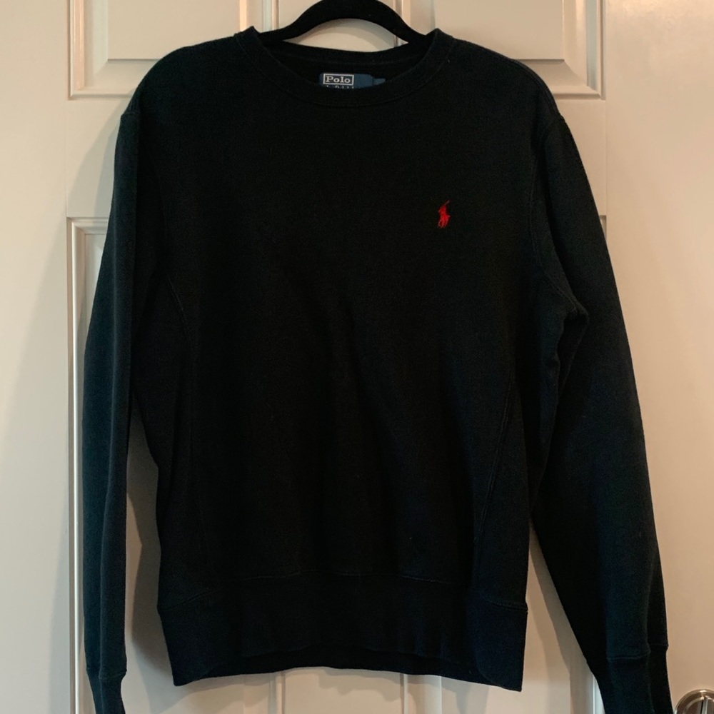 Black Polo Sweatshirt